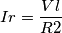 Ir=\frac{Vl}{R2}