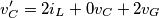 v_C^\prime=2i_L+0v_C+2v_G v_C^\prime=2i_L+0v_C+2v_G