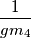 \frac{1}{gm_4}