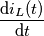 \frac{\mathrm{d}i_{L}(t)}{\mathrm{d}t}