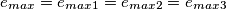 e_{max}=e_{max1}=e_{max2}=e_{max3}