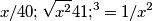 x/(\sqrt{x^2})^3=1/x^2