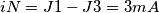 iN=J1-J3=3 mA iN=J1-J3=3 mA