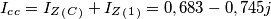 I_c_c=I_Z_(_C_)+I_Z_(_1_)=0,683-0,745j I_c_c=I_Z_(_C_)+I_Z_(_1_)=0,683-0,745j